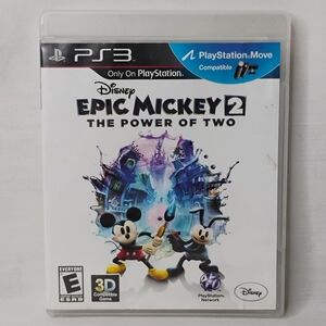 Disney's Epic Mickey 2 The Power Of Two PS3 / PlayStation 3 Kids Video Game